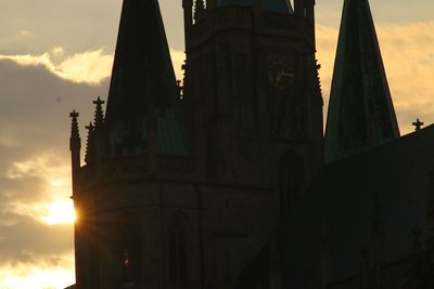Low angle view of building against sky