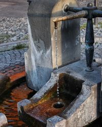 Close-up of rusty metal