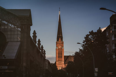 Low angle view of a city