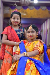 Portrait of a smiling young couple