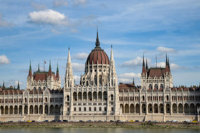 Buildings in city against sky