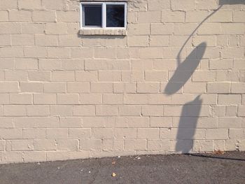 View of brick wall