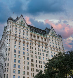 Low angle view of building against sky