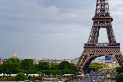 View of monument against cloudy sky