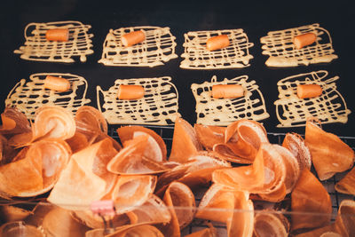 Close-up of food for sale at market stall