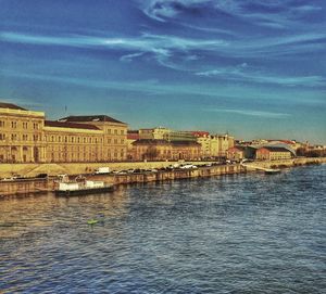 River with buildings in background