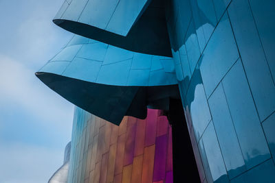 Low angle view of building against sky