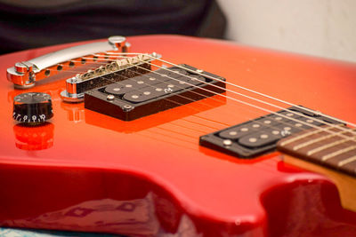 Close-up of guitar