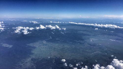 Aerial view of sea