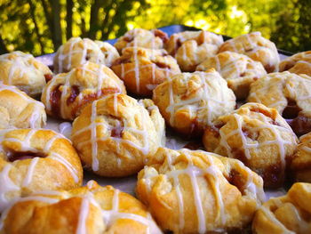 Hot crabapples in cinnamon caramel dumplings