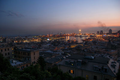 Panorama of genoa, italy