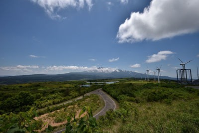 Scenic view of landscape against sky