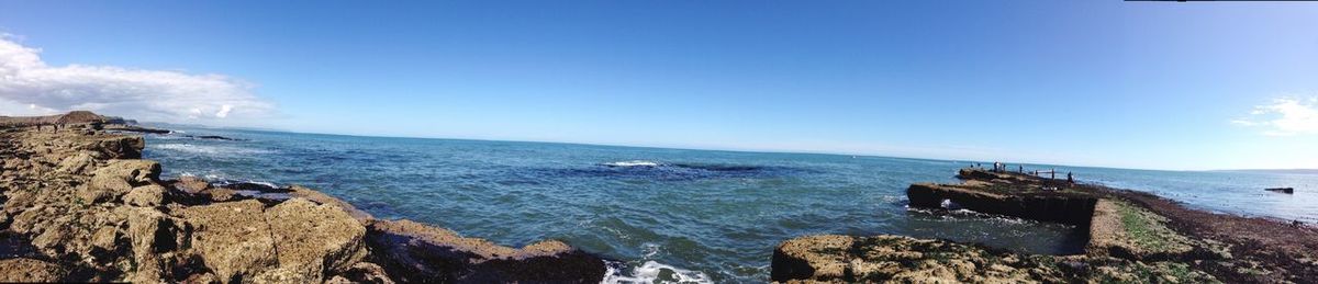 Panoramic view of sea against sky