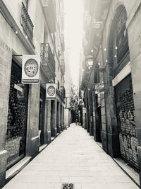 Street amidst buildings in city