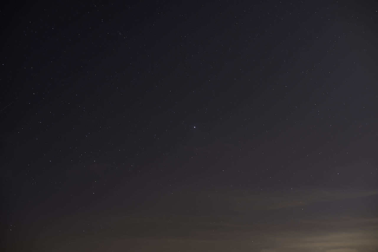 SCENIC VIEW OF STAR FIELD AGAINST SKY