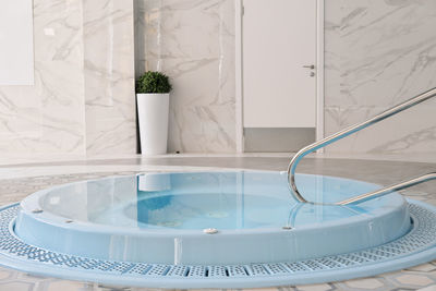 Luxury spa center with whirpool or jacuzzi bathtube. relax and welness spa. hydratherapy resort 