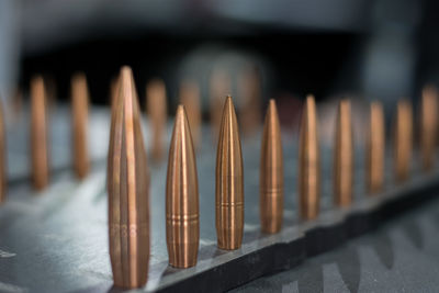 Close-up of bullets