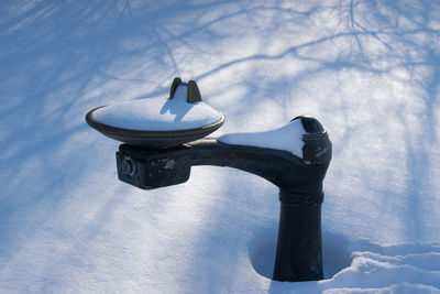 View of snow covered landscape