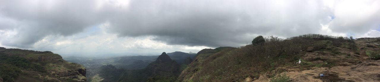 nature, beauty in nature, panoramic, sky, cloud - sky, landscape, tranquility, outdoors, no people, day, mountain, scenics, tree