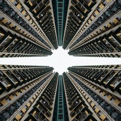 Low angle view of ceiling in building