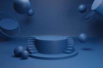 High angle view of coffee cup on table