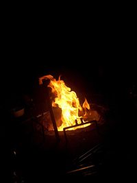 Bonfire at night