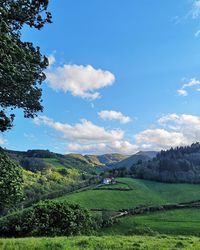 Scenic view of landscape against sky