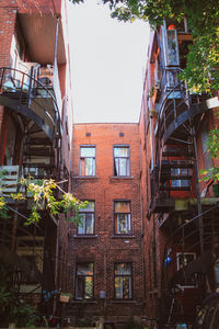 Houses in balcony