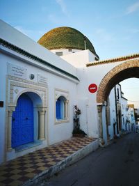 Old city, old arch in tunisia