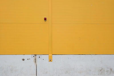 Yellow wall