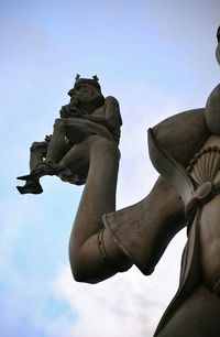 Low angle view of statue
