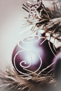 Close-up of christmas decoration
