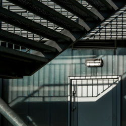 Low angle view of steps in building