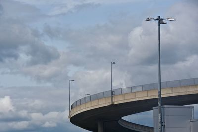 Low angle view bridge against against sky