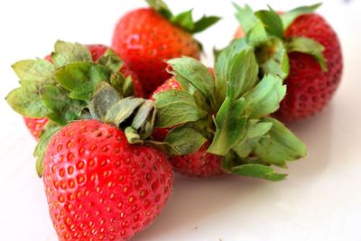 Close-up of strawberries