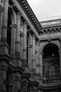 Low angle view of historical building