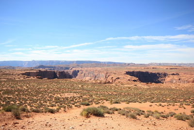 Scenic view of mountains