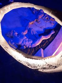 Close-up of blue water