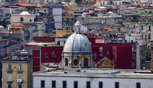 Dome of the church of sant'anna a capuana in naples.