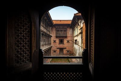 Interior of historic building