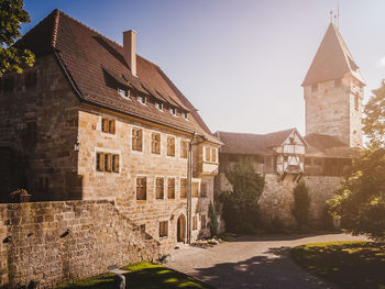 Historic building against clear sky