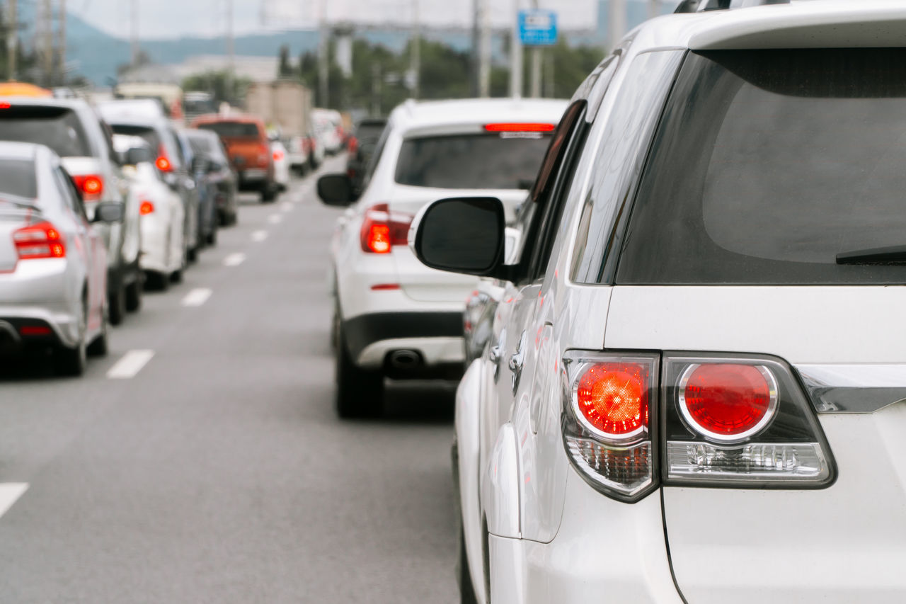 VIEW OF TRAFFIC ON ROAD