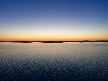 Scenic view of sky at sunset