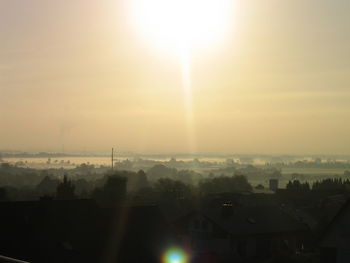 Cityscape at sunset