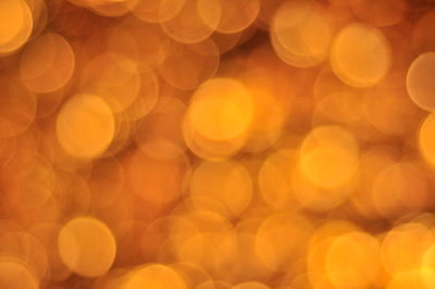 Defocused image of lights