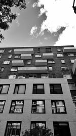 Low angle view of building against sky