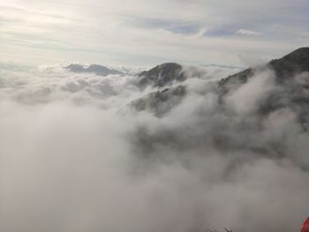 Low angle view of clouds in sky