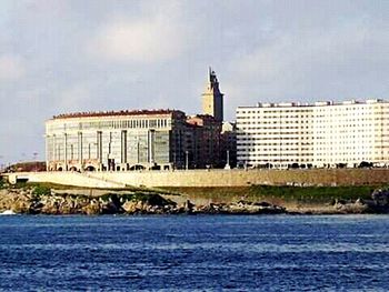 River with buildings in background