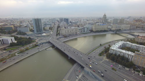 Aerial view of city