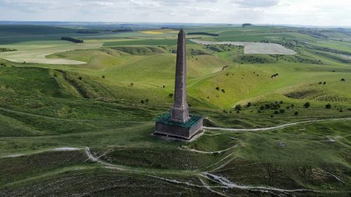 Cherhill monument in the sun